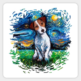 Jack Russell Terrier Night Sticker